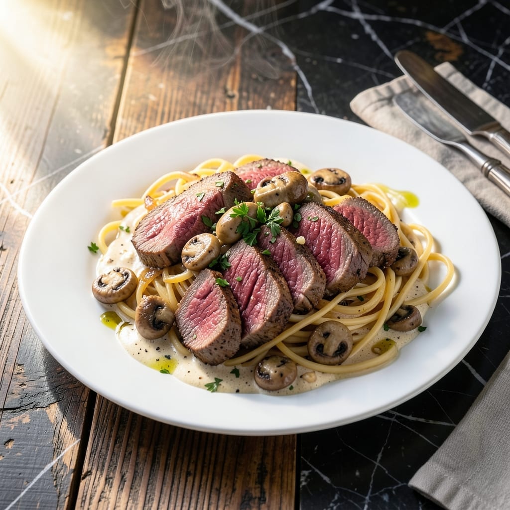 Beef Stroganoff Recipe With Sirloin Tips: Mushroom-Infused Cream Sauce