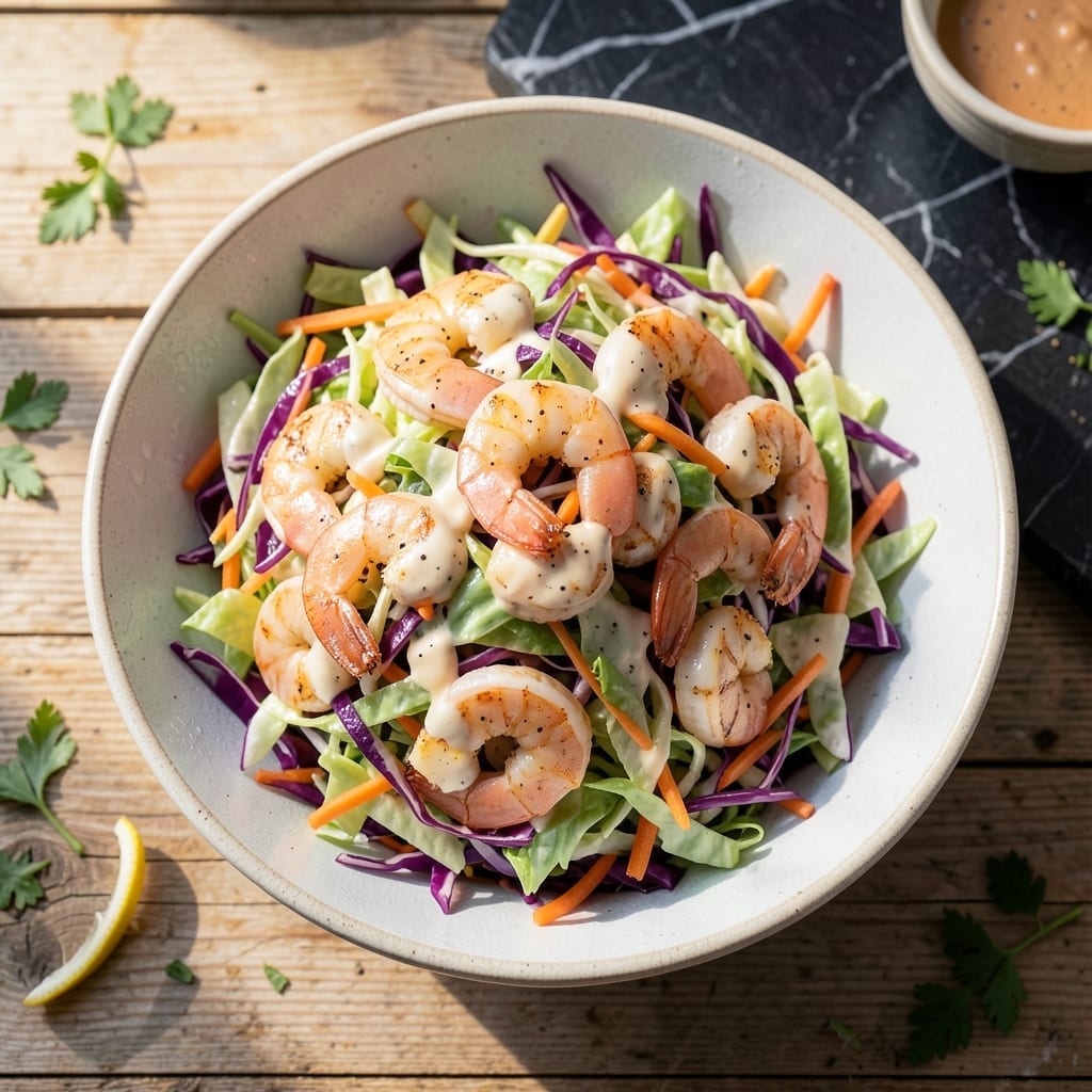 Shrimp Coleslaw Recipe: Zesty Crunch with Coastal Flair