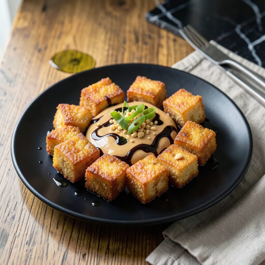 Deep Fried Tofu Recipe Thai: Golden Crisp With Peanut Sauce Deep Fried Tofu Recipe Thai: Golden Crisp With Peanut Sauce