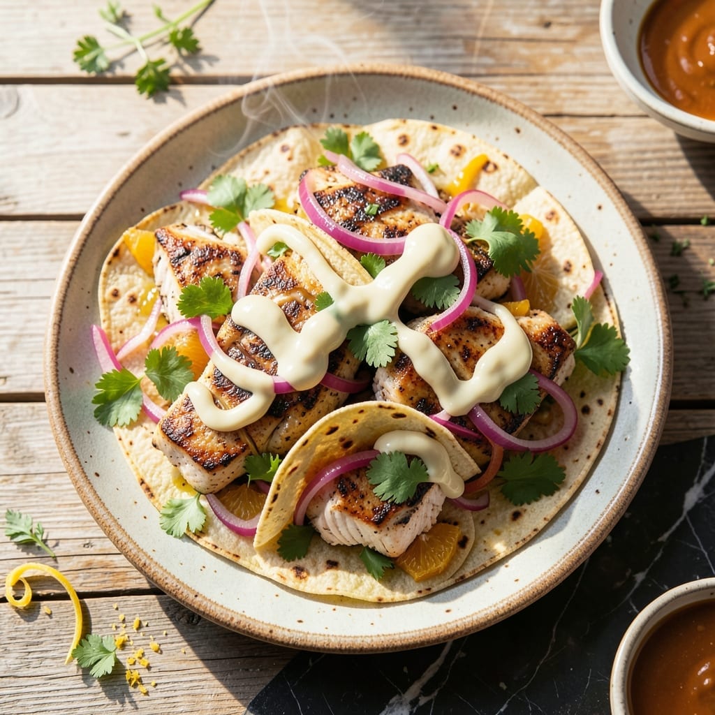 Swordfish Tacos Recipe: Grilled Citrus-Marinated Flavor Burst