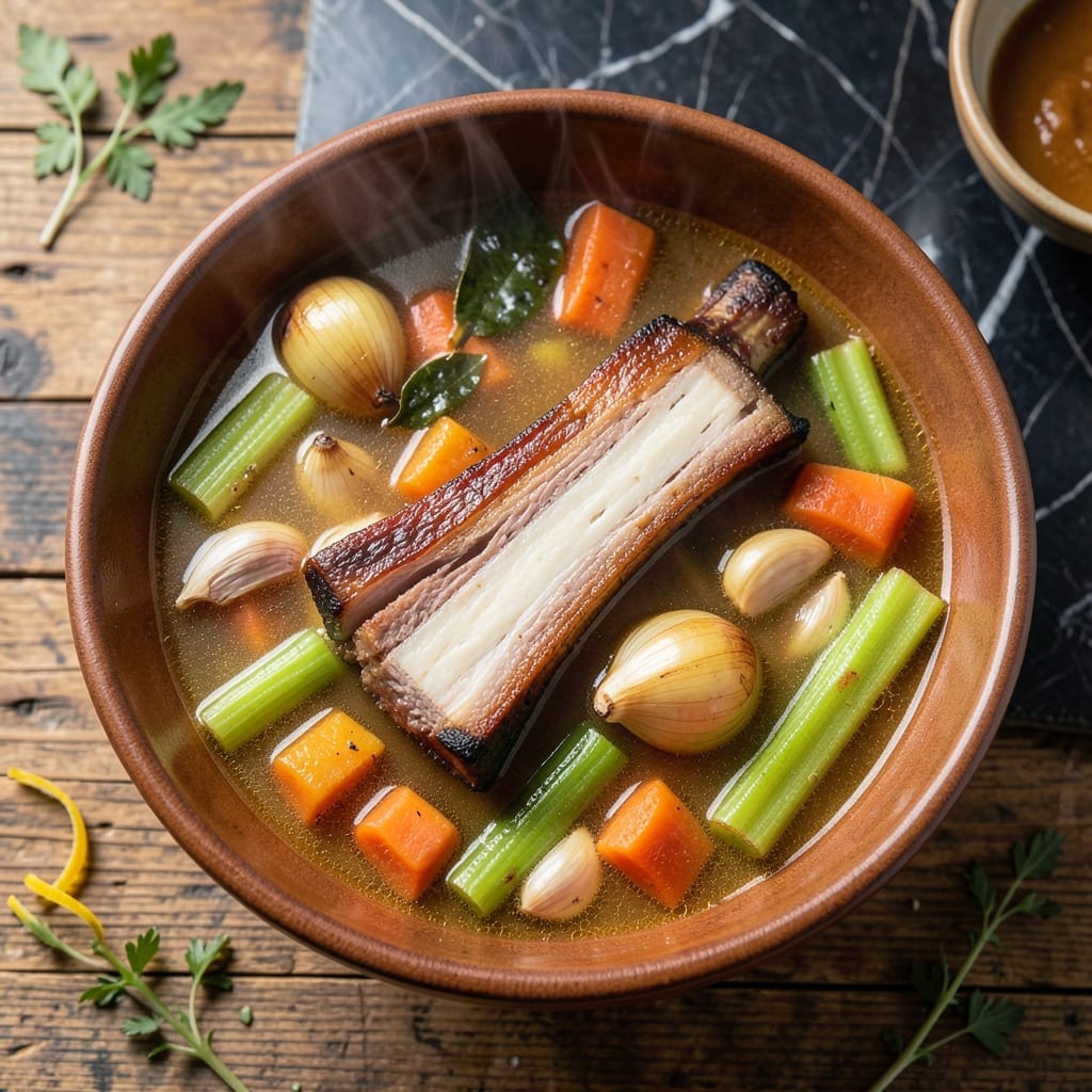 Beef Marrow Bones Recipe Soup: Rich and Velvety Broth Extraction