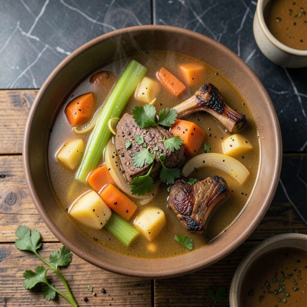 Beef Bone Broth Vegetable Soup Recipe: Nutrient-Rich Bowl of Comfort Beef Bone Broth Vegetable Soup Recipe: Nutrient-Rich Bowl of Comfort