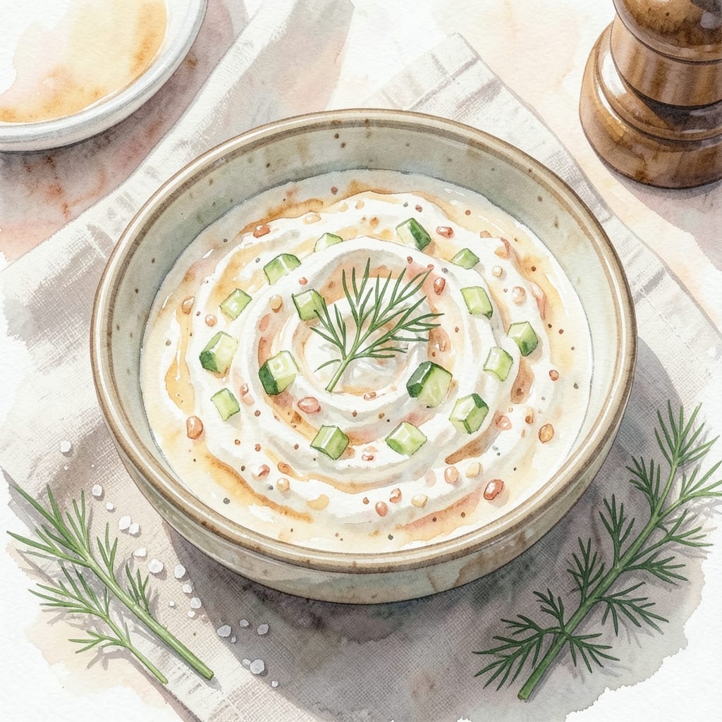 Tzatziki Recipe No Yogurt: Silky Emulsion From Cashew Base