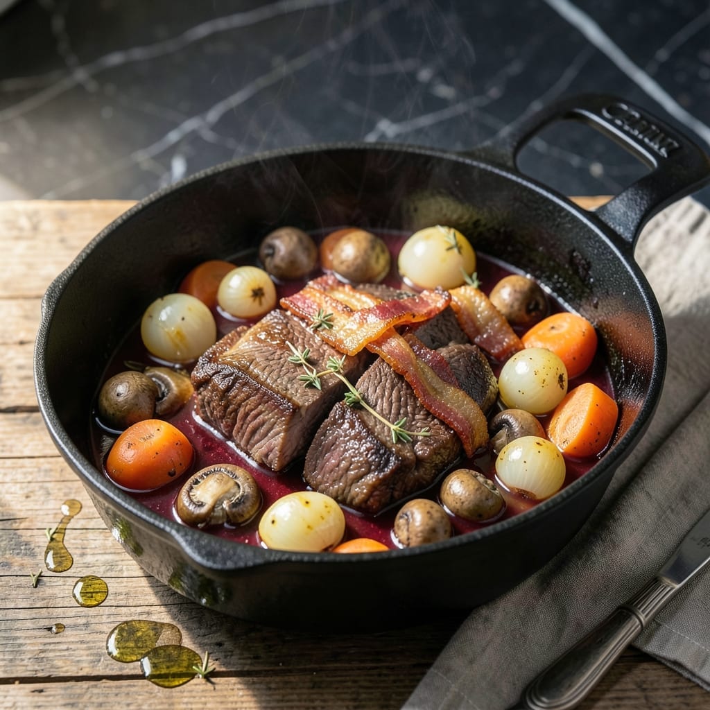 Anthony Bourdain's Beef Bourguignon Recipe: French Braised Tenderness with Red Wine Depth Anthony Bourdain's Beef Bourguignon Recipe: French Braised Tenderness with Red Wine Depth