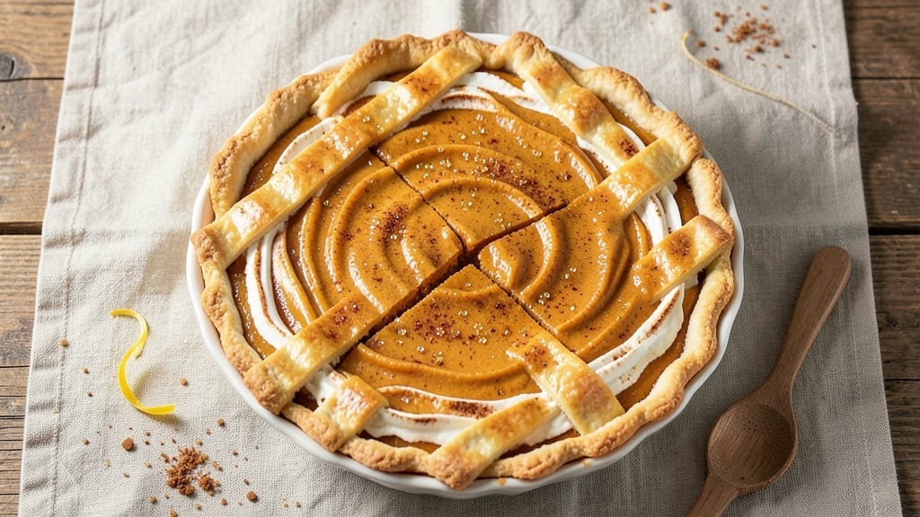 10-Inch Deep Dish Pumpkin Pie Recipe: Spiced Filling Crowned With Buttery Crust Magic 10-Inch Deep Dish Pumpkin Pie Recipe: Spiced Filling Crowned With Buttery Crust Magic
