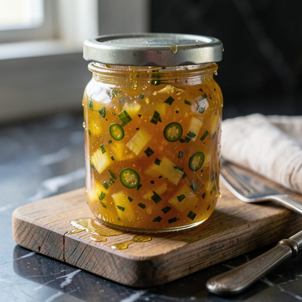 Pineapple Pepper Jelly Recipe: Sweet and Spicy Spread for Crackers