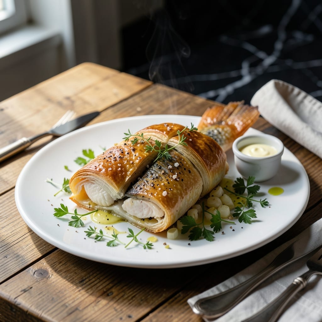 Loup En Croute Recipe: Flaky Pastry With Whole Fish Elegance Loup En Croute Recipe: Flaky Pastry With Whole Fish Elegance