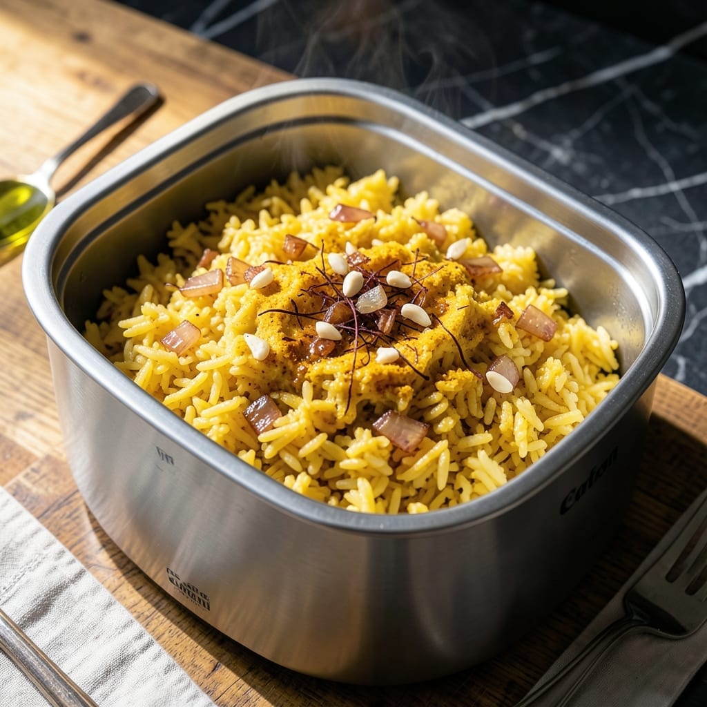 Yellow Rice Recipe Rice Cooker: Hands-Off Golden Perfection Yellow Rice Recipe Rice Cooker: Hands-Off Golden Perfection