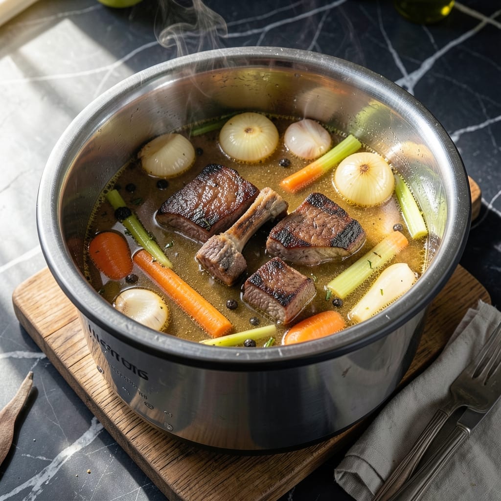Beef Stock Recipe Instant Pot: Rich Depth in Half the Time Beef Stock Recipe Instant Pot: Rich Depth in Half the Time