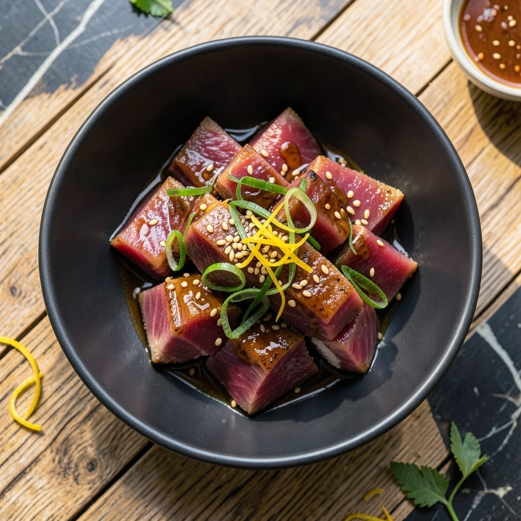 Ono Fish Recipe: Hawaiian-Style Poke with Fresh Ahi and Citrus Soy Dressing