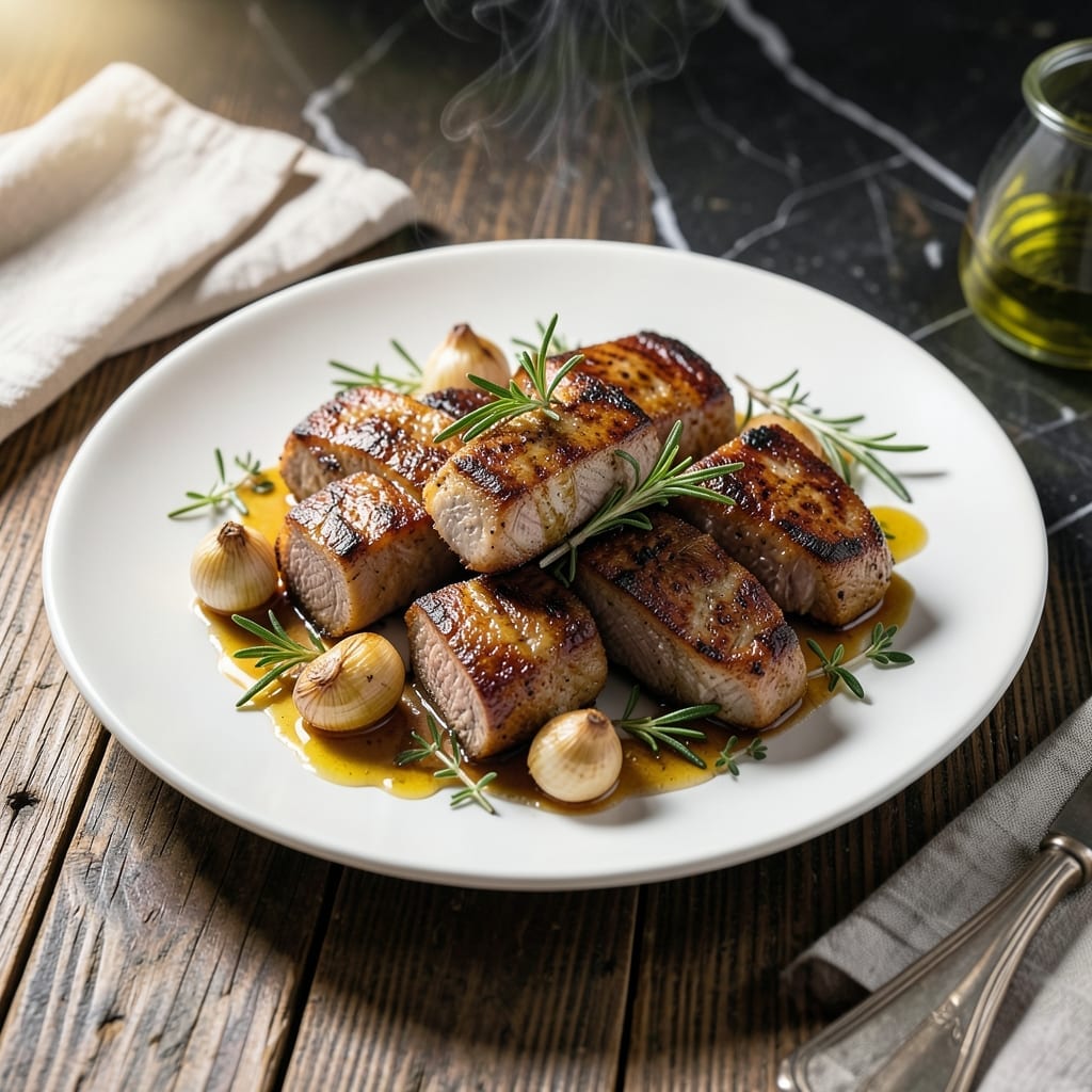 Pork Tenderloin Tips Recipe: Quick-Seared Bites With Garlic-Herb Finish