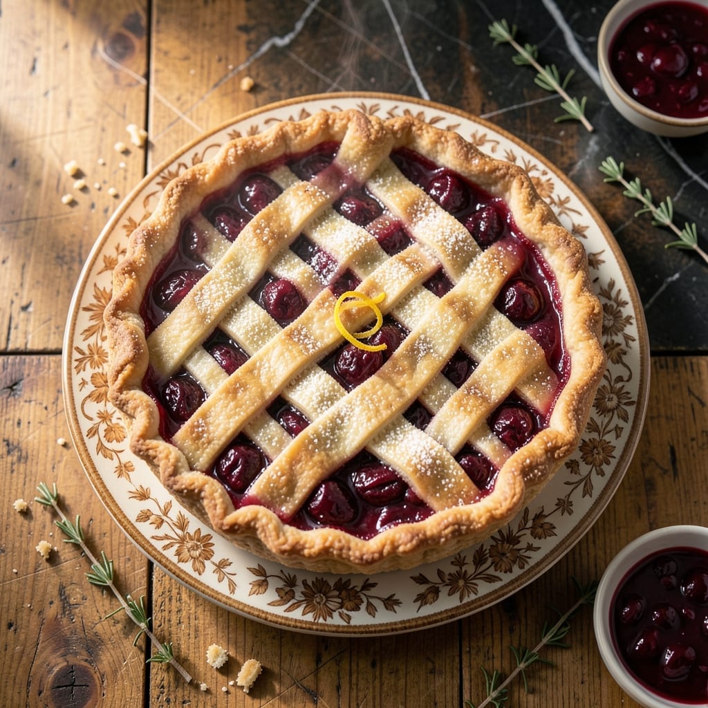 Lucky Leaf Cherry Pie Recipe: Flaky Crust With Bursting Berry Filling