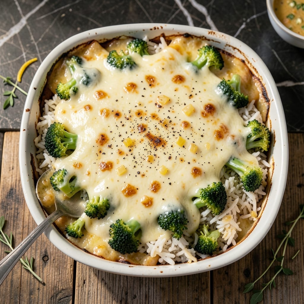 Velveeta Broccoli Rice Casserole Recipe: Cheesy One-Dish Comfort