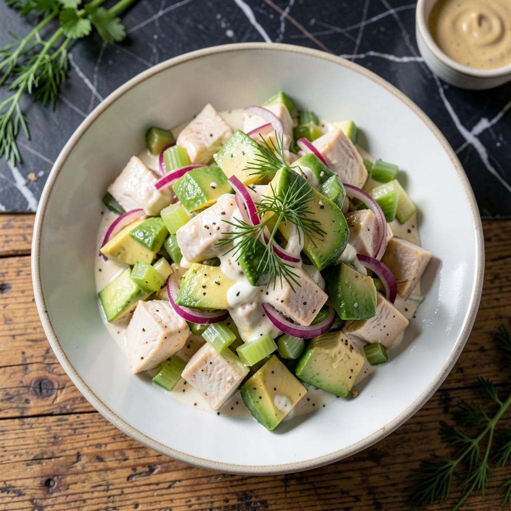 Chicken Salad Recipe With Avocado: Creamy Crunch With a Healthy Twist