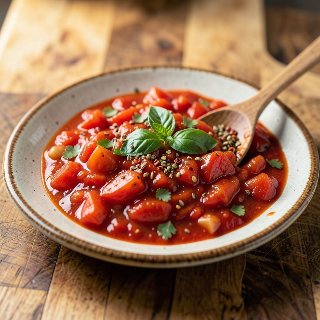 Spaghetti Sauce Recipe With Real Tomatoes: Fresh Basil and Garlic Richness Spaghetti Sauce Recipe With Real Tomatoes: Fresh Basil and Garlic Richness