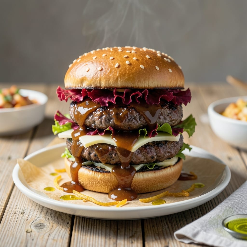 Old Fashioned BBQ Hamburger Recipe: Smoky Grill Masterpiece Old Fashioned BBQ Hamburger Recipe: Smoky Grill Masterpiece