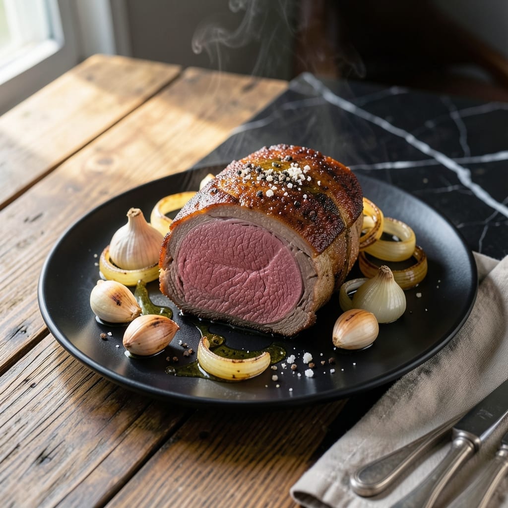 Recipe for Round Roast: Oven-Braised to Melt-In-Your-Mouth Tenderness Recipe for Round Roast: Oven-Braised to Melt-In-Your-Mouth Tenderness
