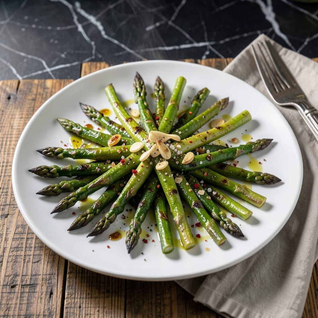 Pan Fried Asparagus Recipe: Blistered Tips and Tender Stalks Pan Fried Asparagus Recipe: Blistered Tips and Tender Stalks