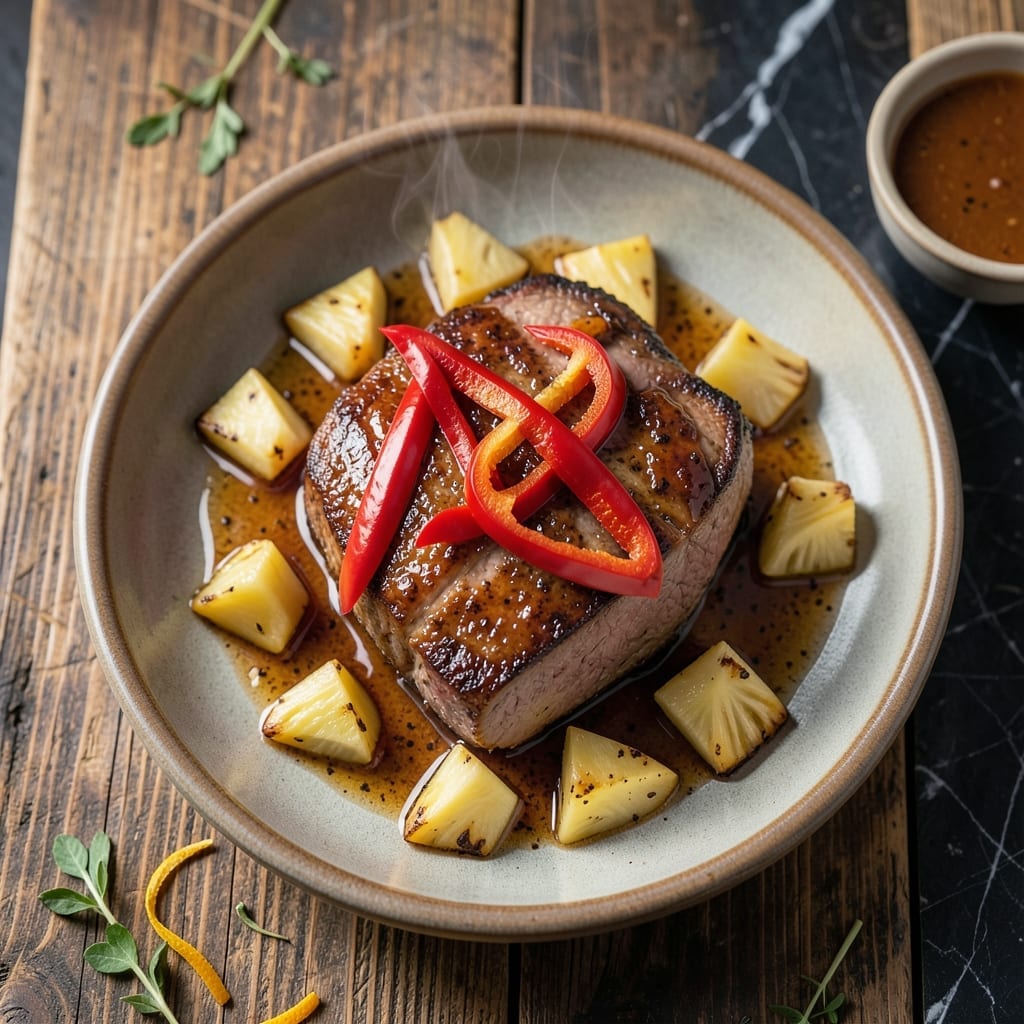 Ham Steak Recipe Ideas: Savory Glazed Slices With Pineapple Salsa Ham Steak Recipe Ideas: Savory Glazed Slices With Pineapple Salsa