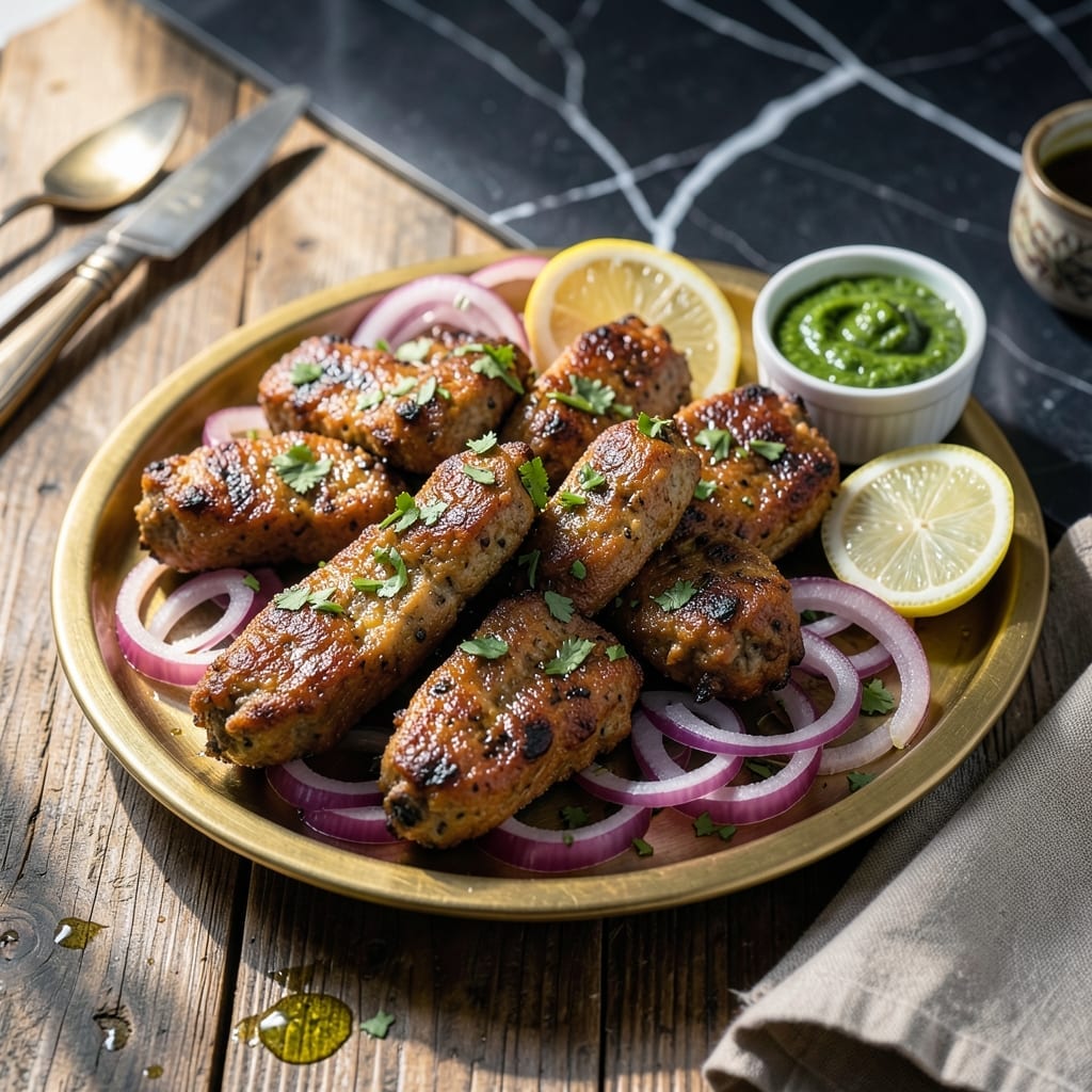 Recipe for Shami Kebabs: Spiced Lentil Patties with Herbed Yogurt