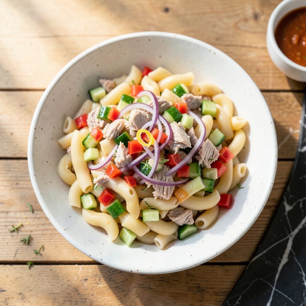 Souper Salad Tuna Pasta Recipe: Fresh Herbs and Zesty Lemon Twist Souper Salad Tuna Pasta Recipe: Fresh Herbs and Zesty Lemon Twist