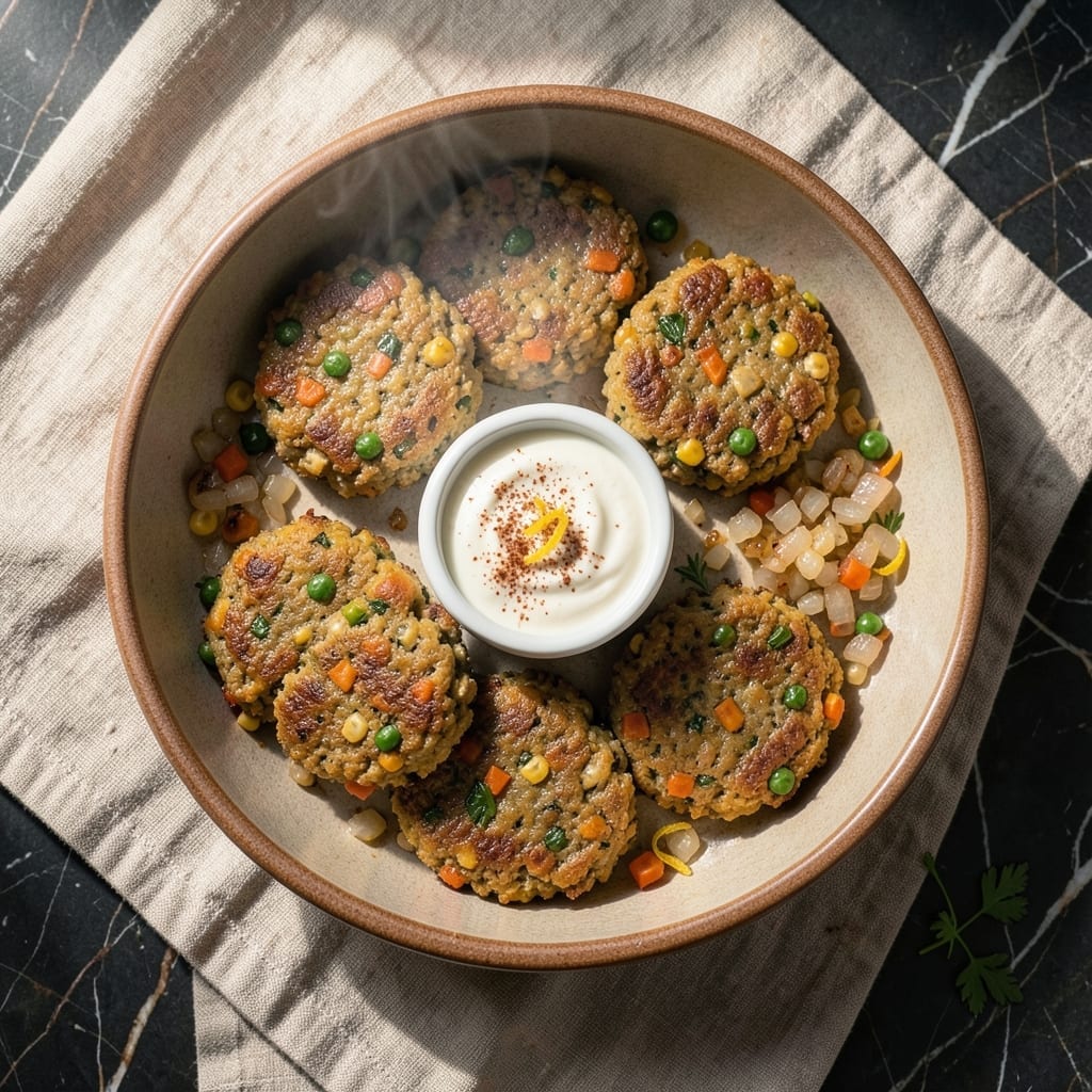 Simple Vegetables Patty Recipe With Frozen Mixed Vegetables: Crispy Edges and Savory Bites