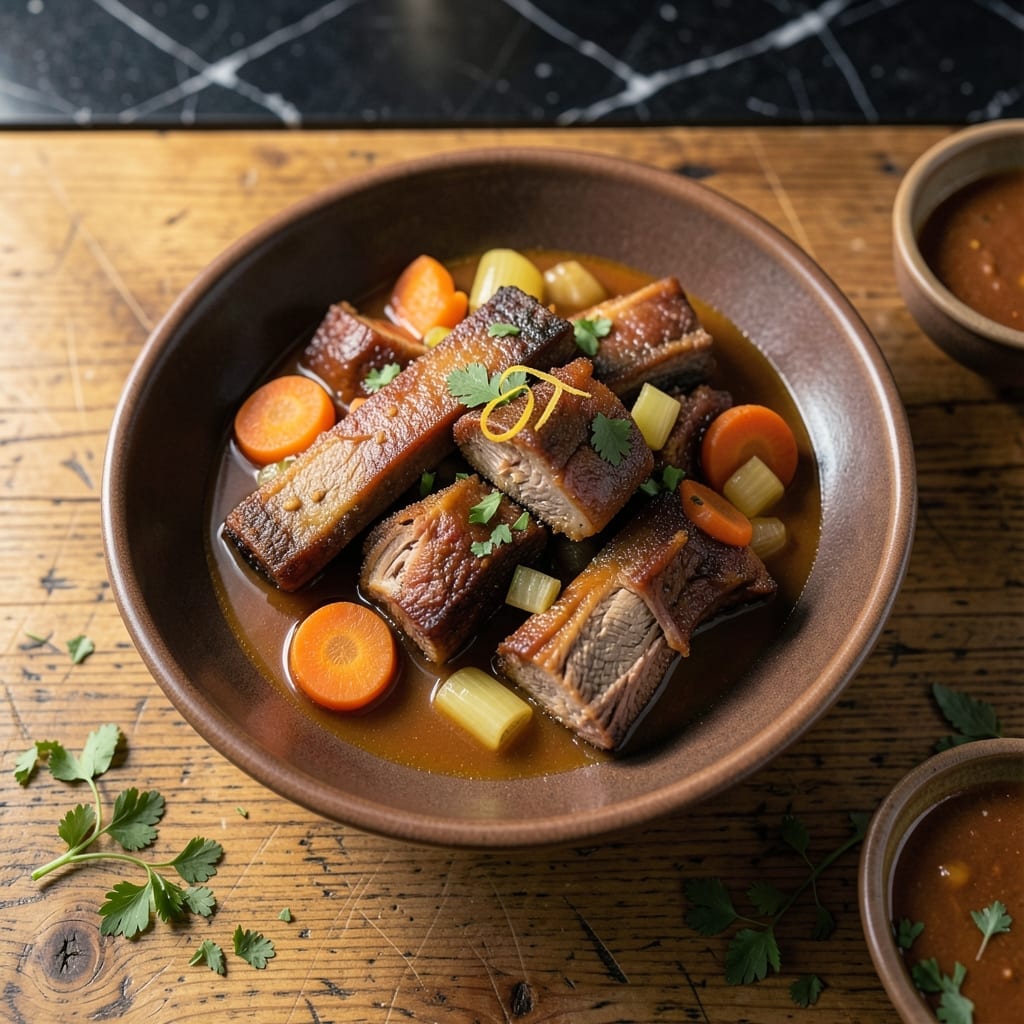 Recipe for Oxtail Stew: Slow-Braised Richness in Every Spoon