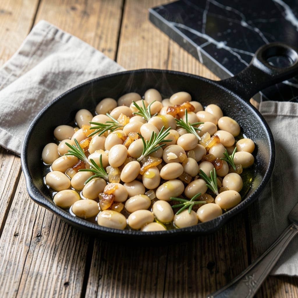Recipe For Butter Beans From A Can: Creamy White Bean Side in 10 Minutes