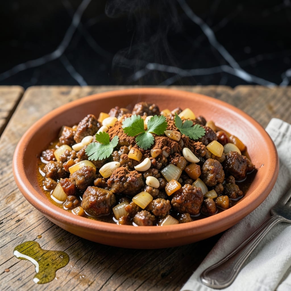 Pork Picadillo Recipe Mexican: Savory Ground Meat with Raisins and Olives Pork Picadillo Recipe Mexican: Savory Ground Meat with Raisins and Olives