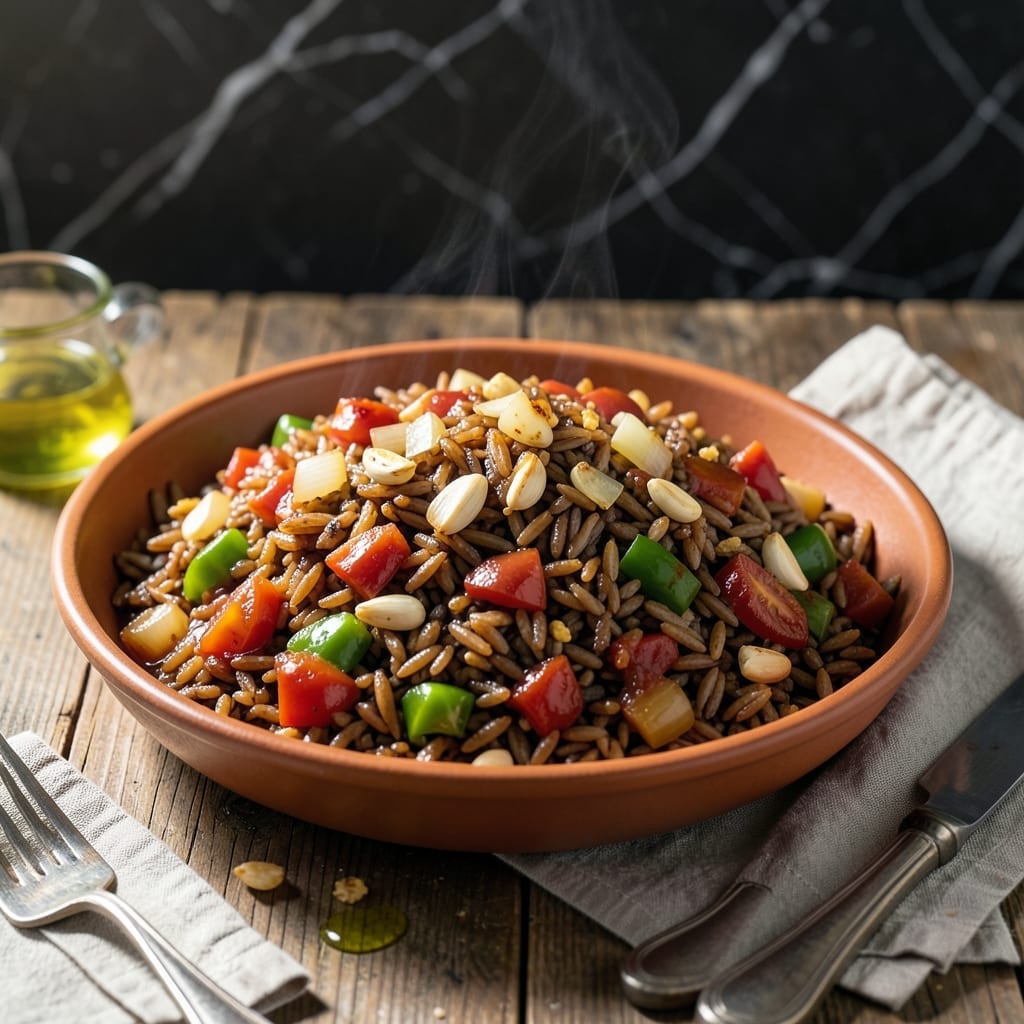 Spanish Rice Recipe Brown Rice: Smoky Tomato Infusion with Whole Grains Spanish Rice Recipe Brown Rice: Smoky Tomato Infusion with Whole Grains