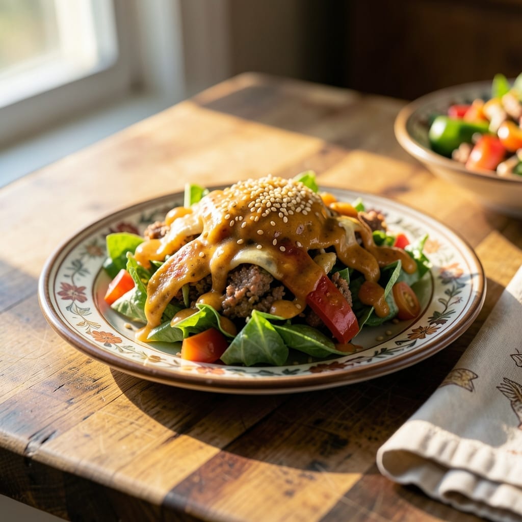 Taco Salad Recipe With Catalina Dressing: Tex-Mex Crunch in a Bowl