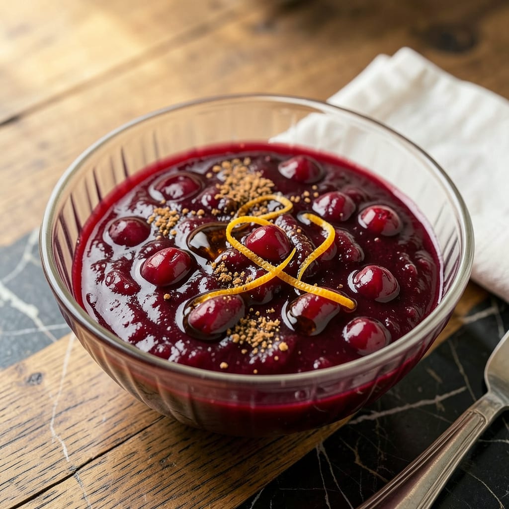 Alex Guarnaschelli's Cranberry Sauce Recipe: Bright, Tangy Holiday Essential illustration with key details