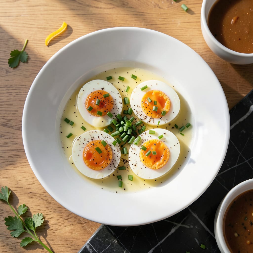Complete alton brown steamed eggs recipe overview image