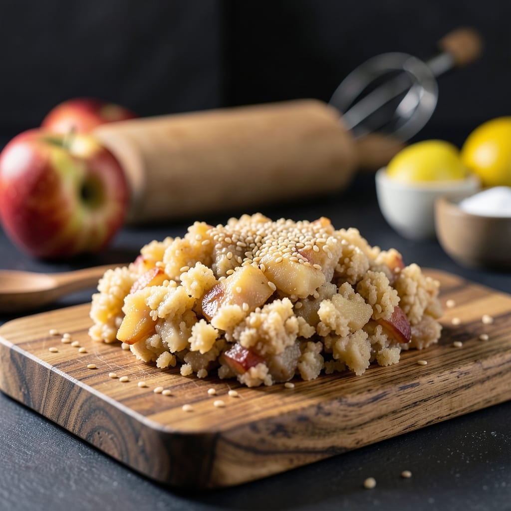 Complete apple crumble recipe low sugar overview image
