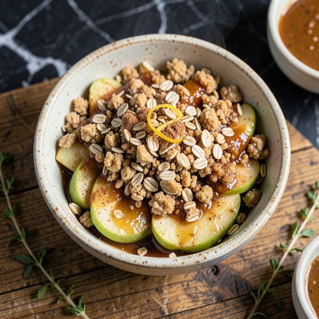 Apple Crumble Recipe With Oats: Warm Spiced Filling and Crunchy Topping