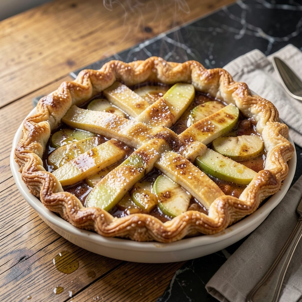 Apple Pie Recipe With Premade Crust: Spiced Filling in a Flaky Shortcut Apple Pie Recipe With Premade Crust: Spiced Filling in a Flaky Shortcut