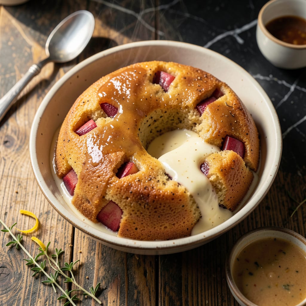 Apple Steamed Pudding Recipe: Moist Spiced Warmth in a Bowl illustration with key details