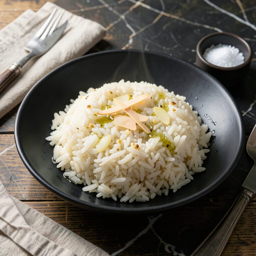 Asian Steamed Rice Recipe: Fluffy Grains With Aromatic Precision illustration with key details