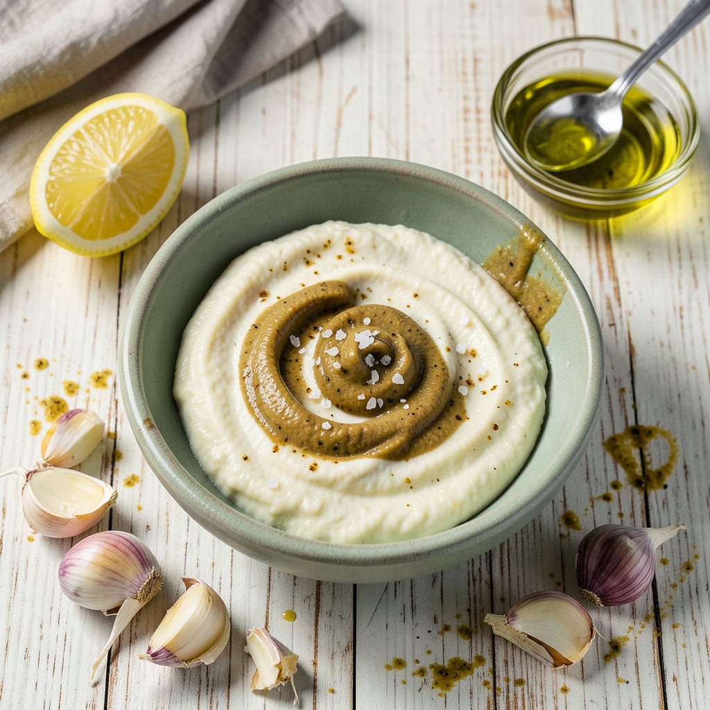 Authentic Aioli Recipe: Creamy Garlic Emulsion With Bold Flavor illustration with key details
