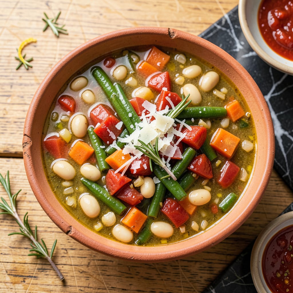 Complete Authentic Italian Minestrone Soup Recipe by Giada: Rustic Comfort in Every Bowl overview image