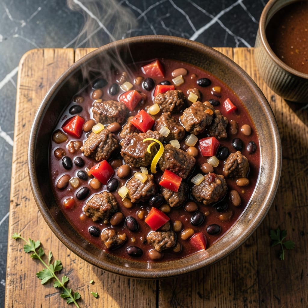 Complete Award Winning Chili Con Carne Recipe With Maple Syrup: Bold Texas Style Bowl With Sweet Depth overview image