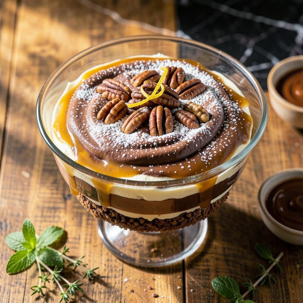 No Bake Turtle Lush Recipe: Decadent Layers of Chocolate Pecan Caramel