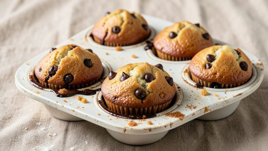 6 Chocolate Chip Muffins Recipe: Triple-Chocolate Swirl With Crunchy Bits 6 Chocolate Chip Muffins Recipe: Triple-Chocolate Swirl With Crunchy Bits