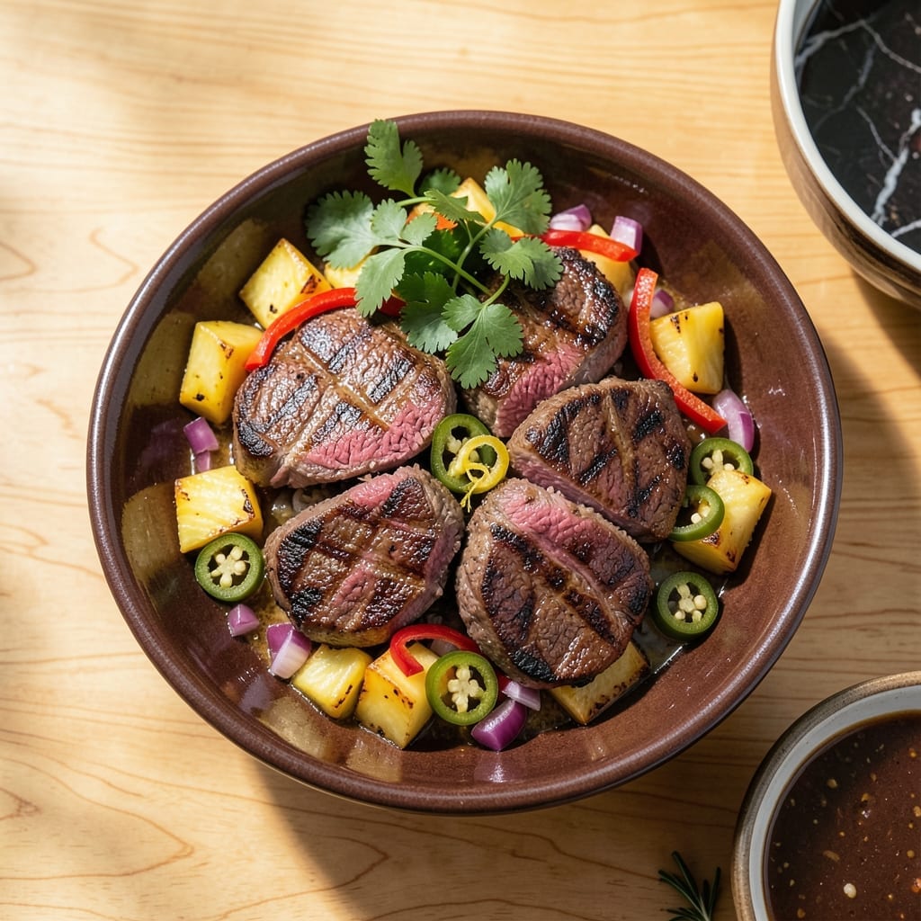 Chop Steak Recipe Hawaii: Island-Style Grilled Flavor With Pineapple Salsa Chop Steak Recipe Hawaii: Island-Style Grilled Flavor With Pineapple Salsa