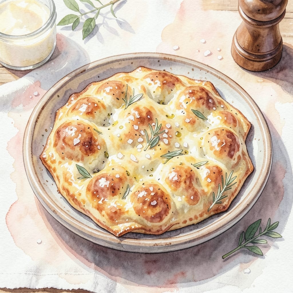 Focaccia Recipe Without Yeast: FluffyTexture in 60 Minutes Focaccia Recipe Without Yeast: FluffyTexture in 60 Minutes
