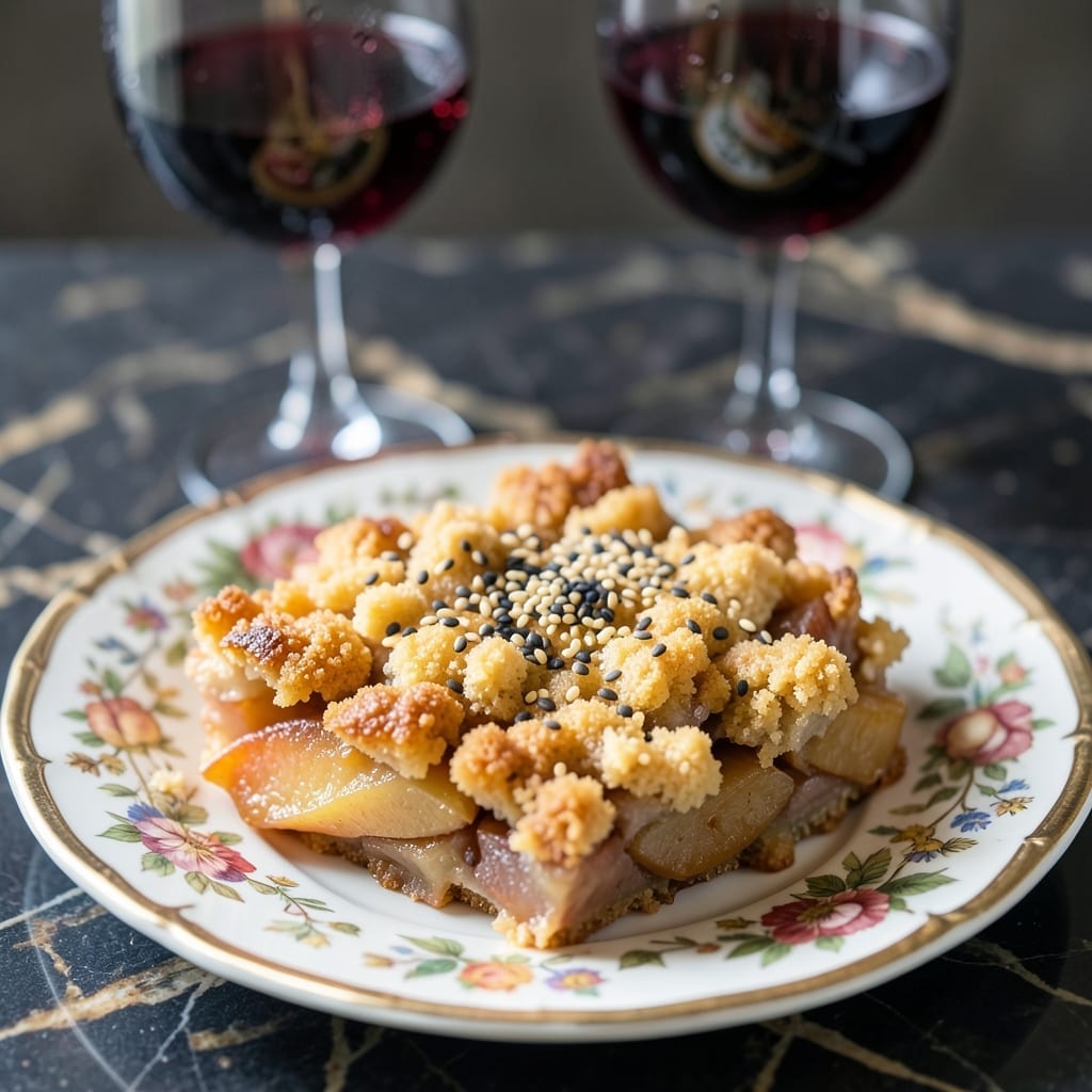 Crisp Recipe for Apple Crisp: Spiced Oat Topping Over Warm Cinnamon Apples