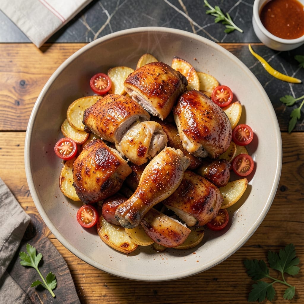 Broasted Chicken Recipe in Air Fryer: Golden Crisp Skin Without the Fryer