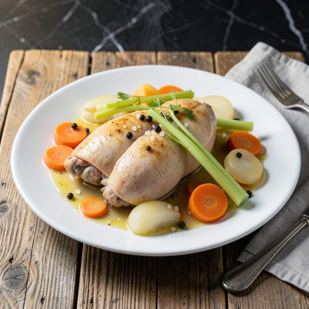 Recipe For Boiled Chicken Thighs: Fork-Tender Simplicity in One Pot