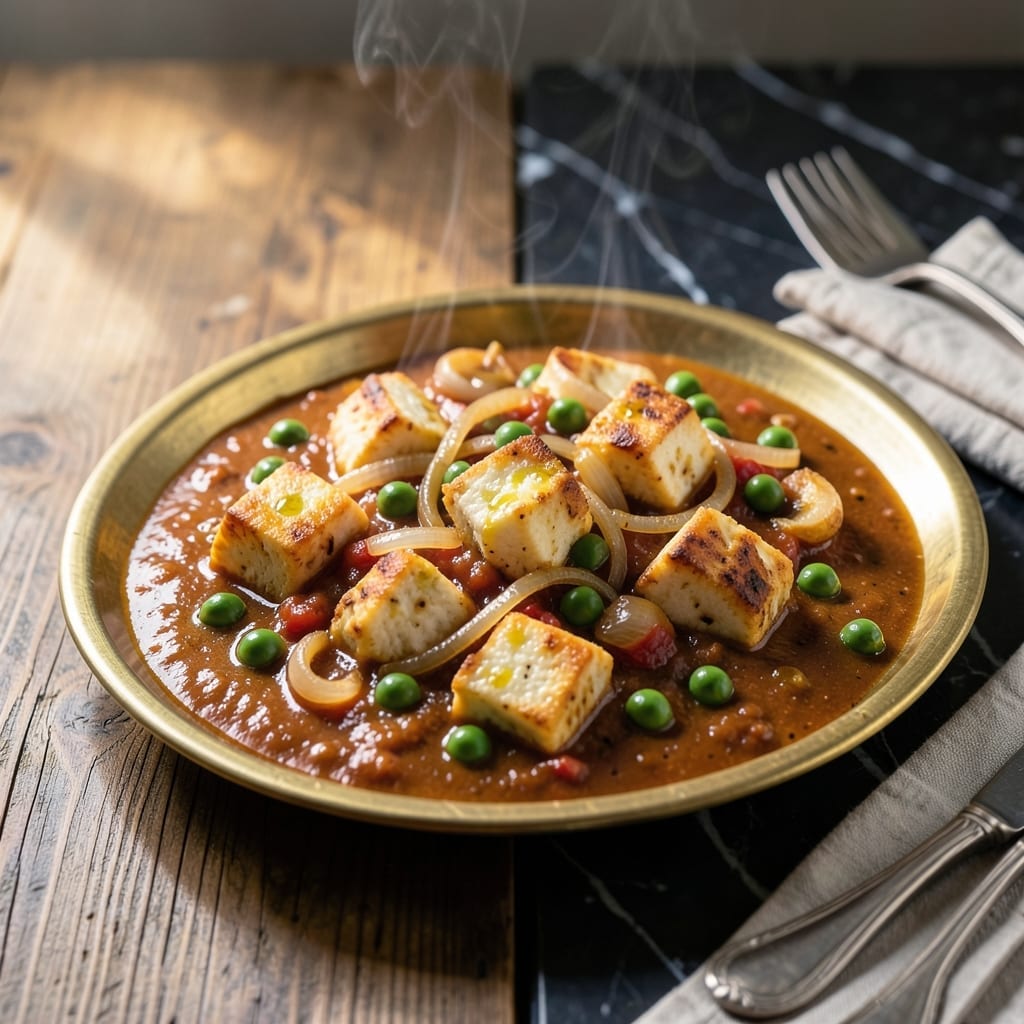Recipe To Make Matar Paneer