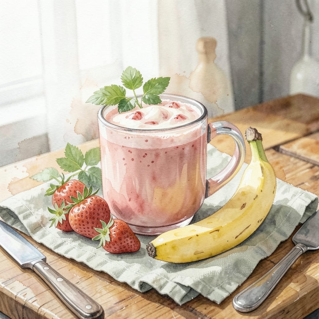 Strawberry Milkshake Recipe Without Ice Cream: Ultra Creamy Blend With Fresh Berries Strawberry Milkshake Recipe Without Ice Cream: Ultra Creamy Blend With Fresh Berries